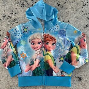 Elsa Ana Disney zipper up hoodie XS 4